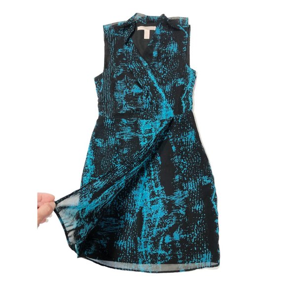 Forever 21 Contemporary Womens Size XS Sleeveless Abstract Print Chiffon Dress - Picture 6 of 7